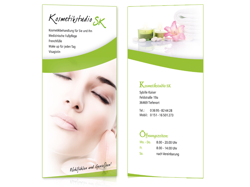 Flyer Katework Werbung Design